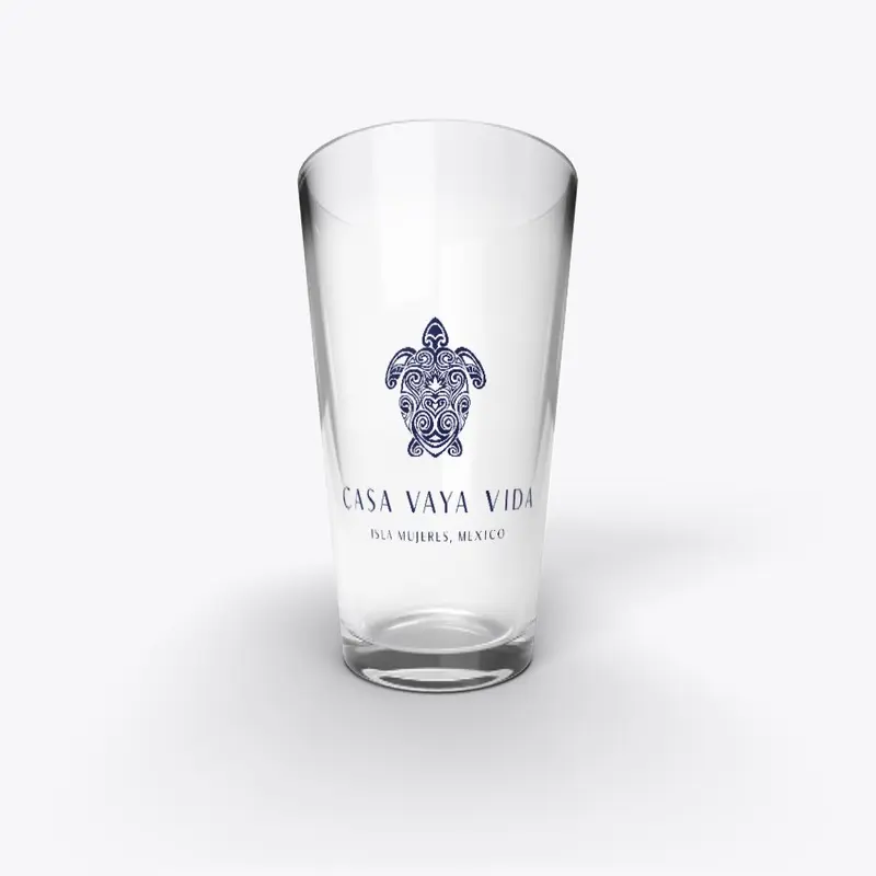 Casa Vaya Vida Pilsner Style Glass